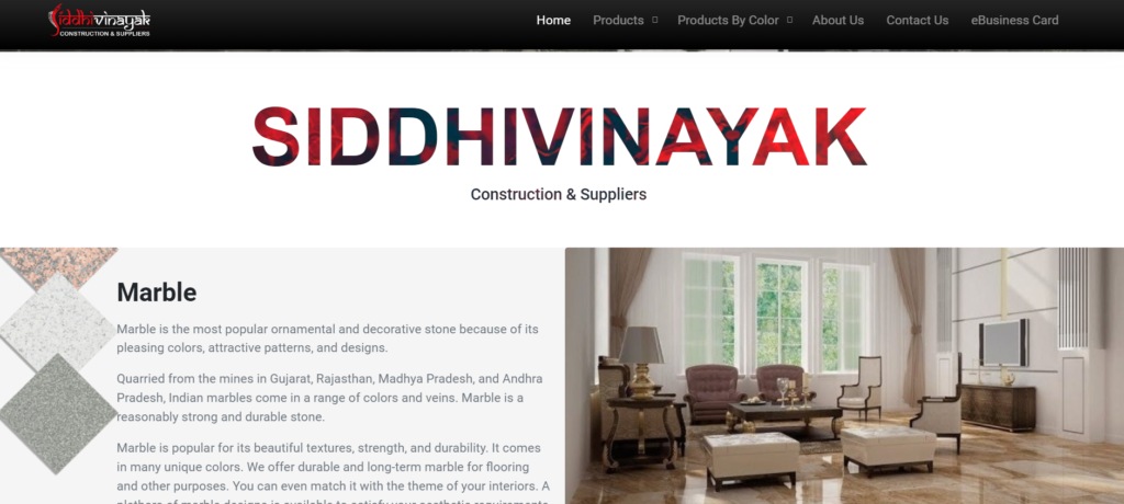 siddhivinayak website portfolio
